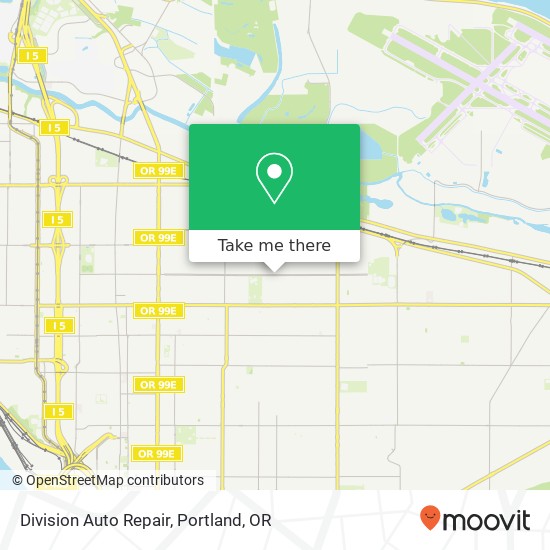 Division Auto Repair map