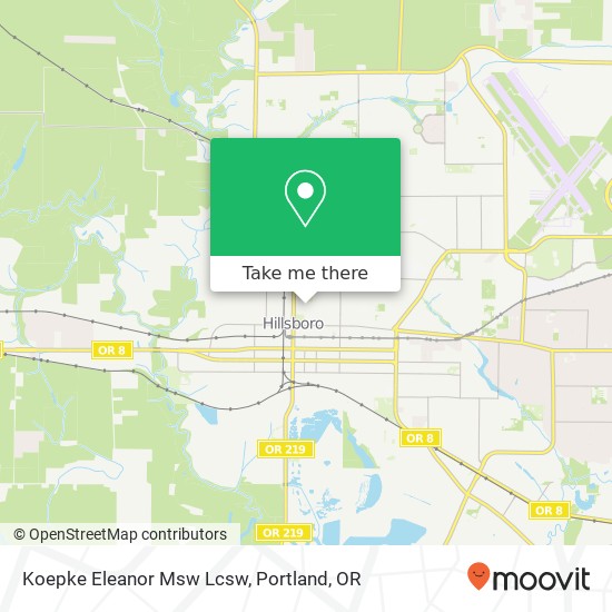 Koepke Eleanor Msw Lcsw map