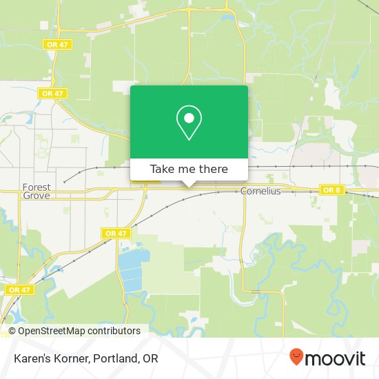 Mapa de Karen's Korner