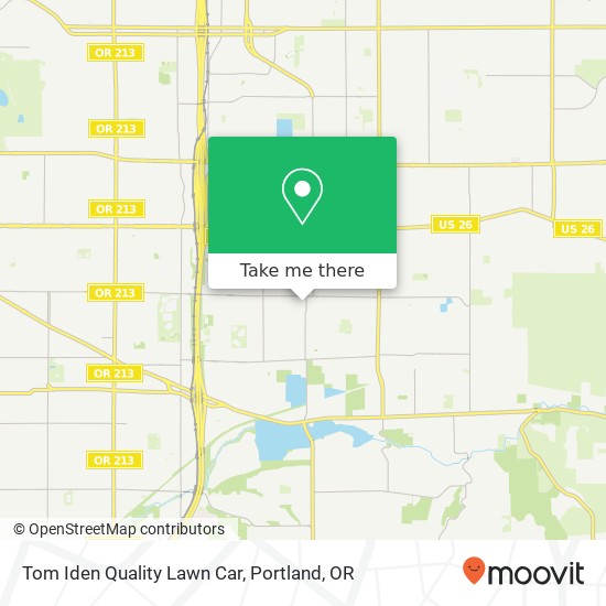 Mapa de Tom Iden Quality Lawn Car