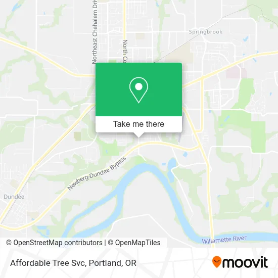 Affordable Tree Svc map