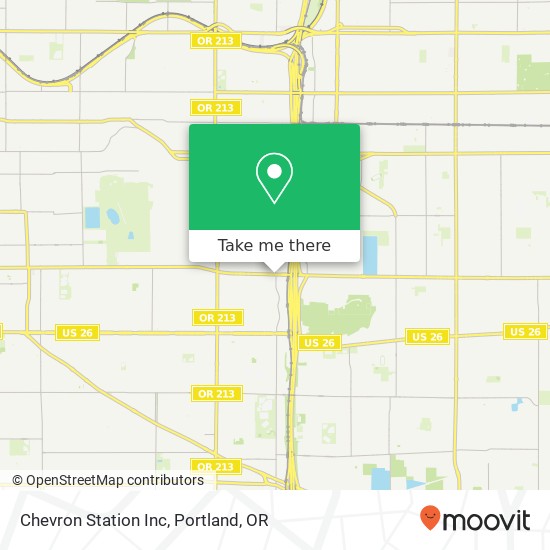 Mapa de Chevron Station Inc