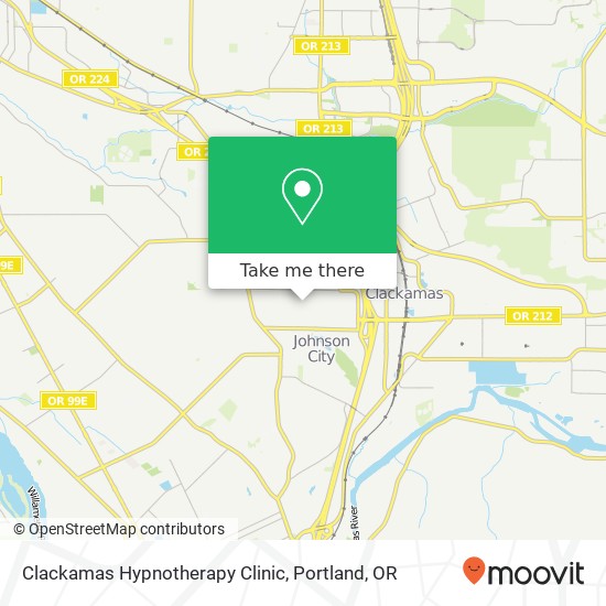 Clackamas Hypnotherapy Clinic map