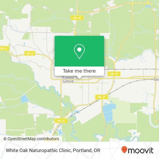 Mapa de White Oak Naturopathic Clinic