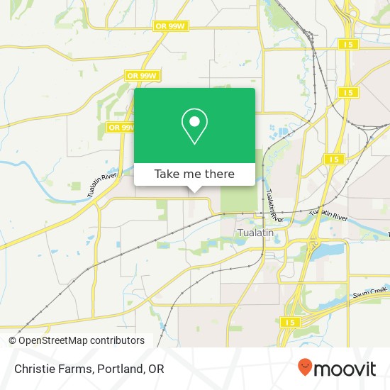 Mapa de Christie Farms