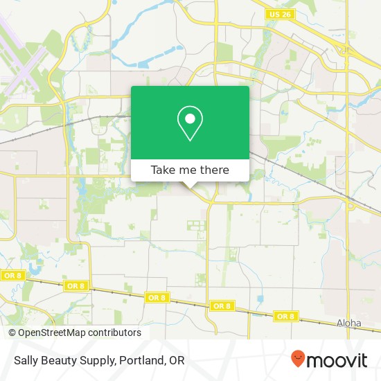 Mapa de Sally Beauty Supply