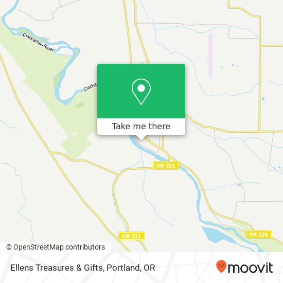 Ellens Treasures & Gifts map