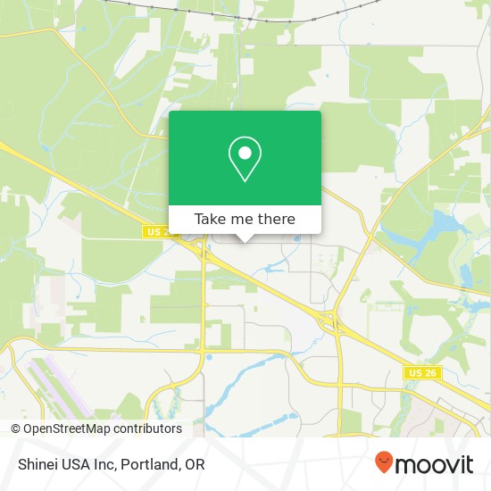 Shinei USA Inc map