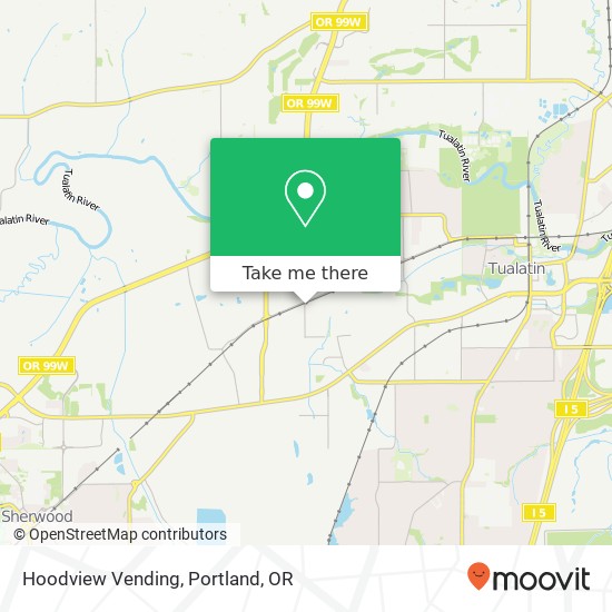 Mapa de Hoodview Vending
