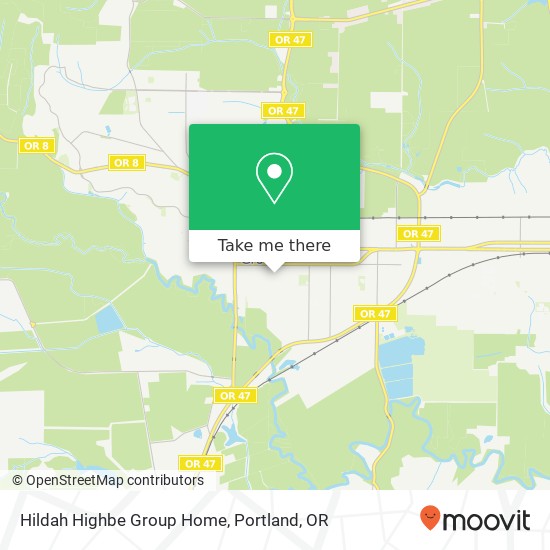 Mapa de Hildah Highbe Group Home