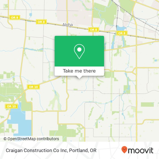 Craigan Construction Co Inc map