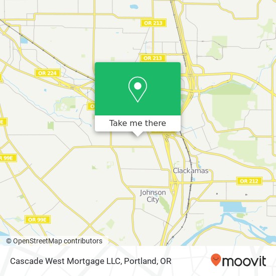 Cascade West Mortgage LLC map
