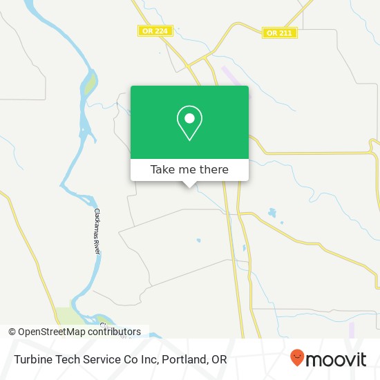 Mapa de Turbine Tech Service Co Inc