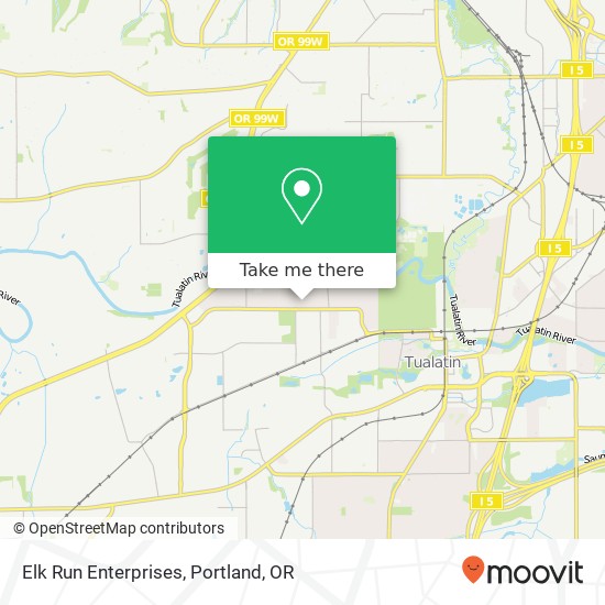 Mapa de Elk Run Enterprises
