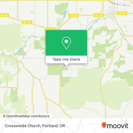 Crosswinds Church map