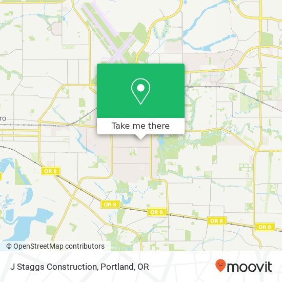 J Staggs Construction map