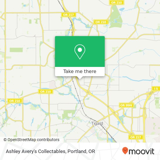 Mapa de Ashley Avery's Collectables