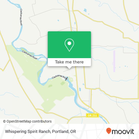 Whispering Spirit Ranch map