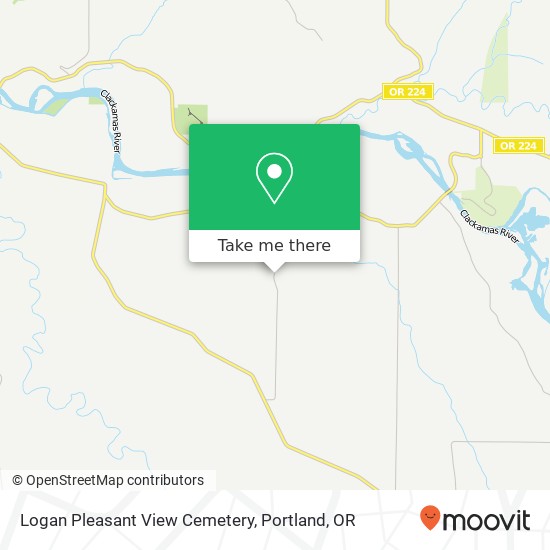 Mapa de Logan Pleasant View Cemetery