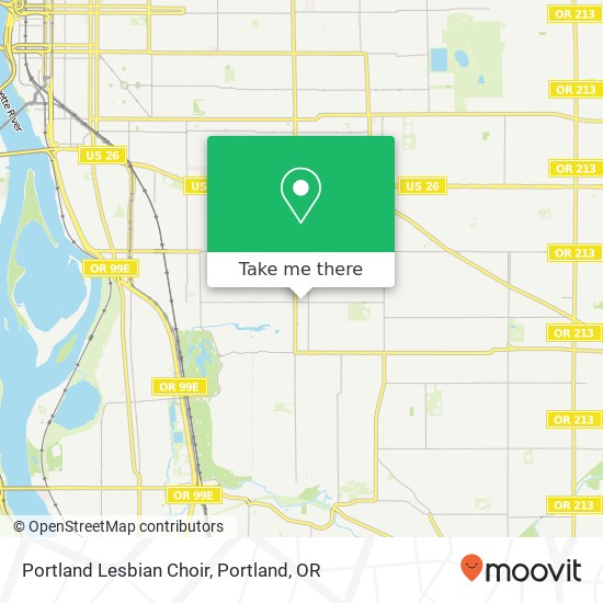 Mapa de Portland Lesbian Choir