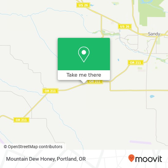 Mountain Dew Honey map