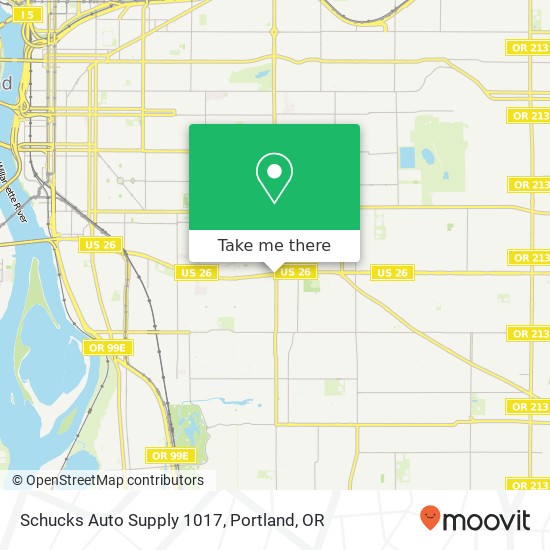 Schucks Auto Supply 1017 map