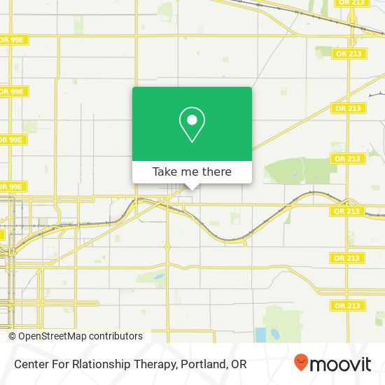 Mapa de Center For Rlationship Therapy