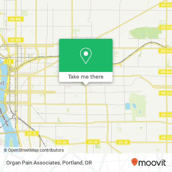 Organ Pain Associates map