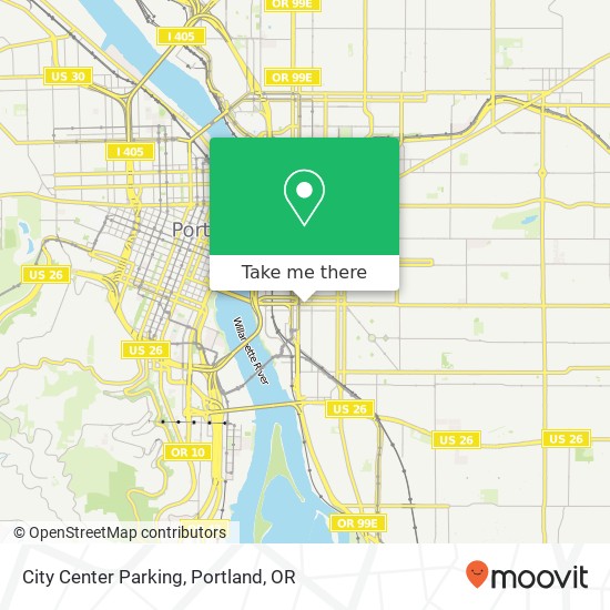 City Center Parking map