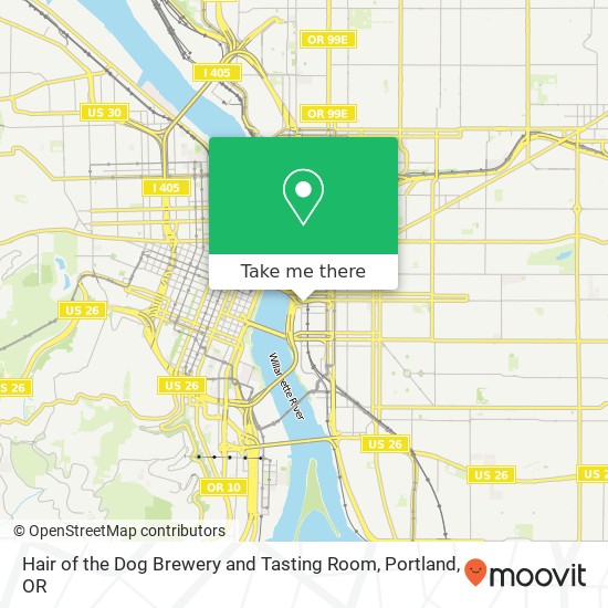 Hair of the Dog Brewery and Tasting Room map