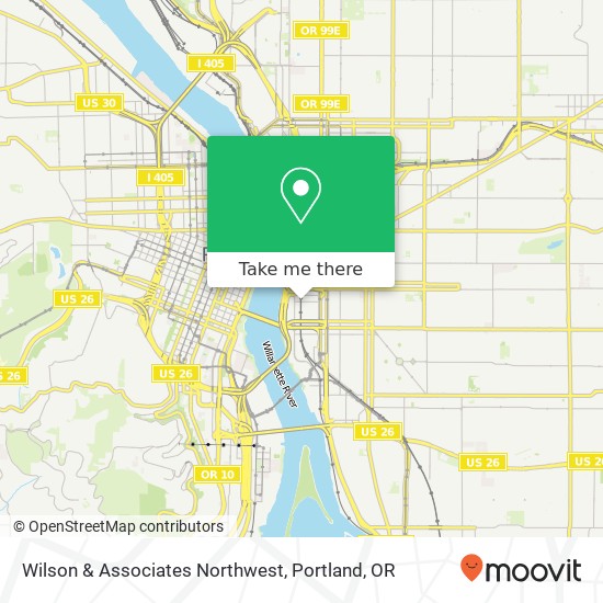 Wilson & Associates Northwest map