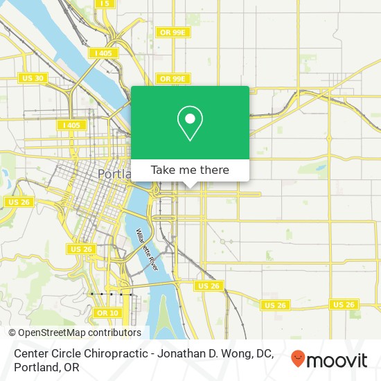 Center Circle Chiropractic - Jonathan D. Wong, DC map
