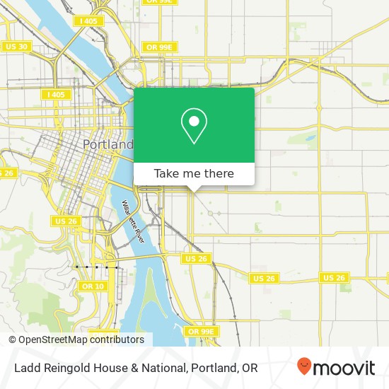 Mapa de Ladd Reingold House & National