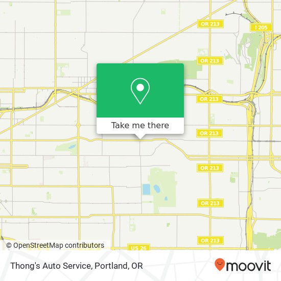 Mapa de Thong's Auto Service