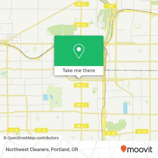 Northwest Cleaners map