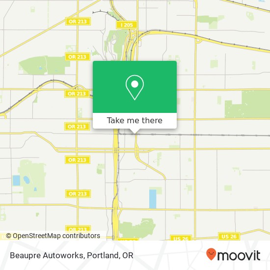 Mapa de Beaupre Autoworks