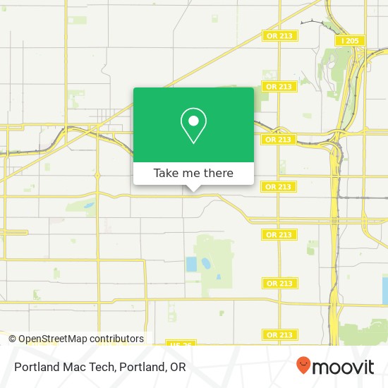 Mapa de Portland Mac Tech