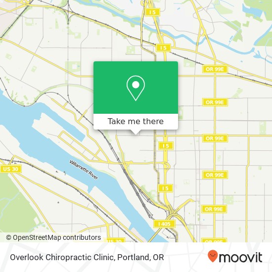 Overlook Chiropractic Clinic map