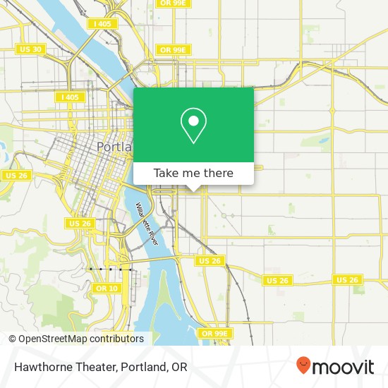 Mapa de Hawthorne Theater