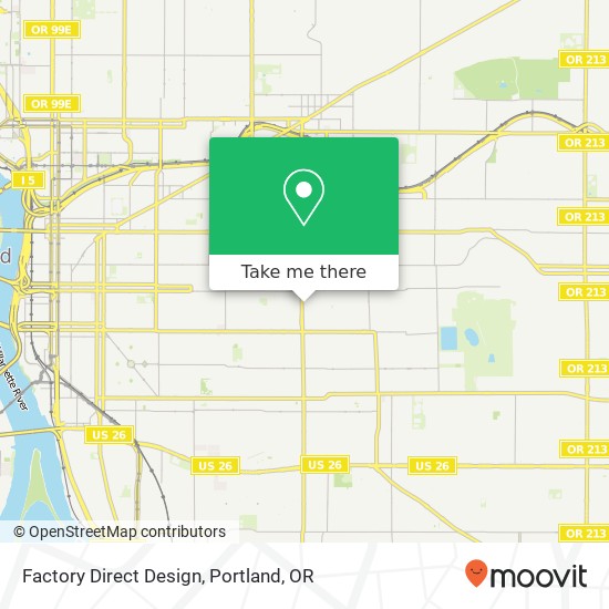 Mapa de Factory Direct Design