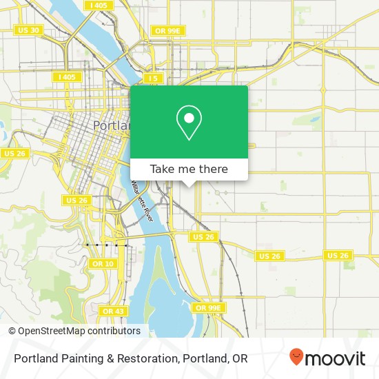 Portland Painting & Restoration map