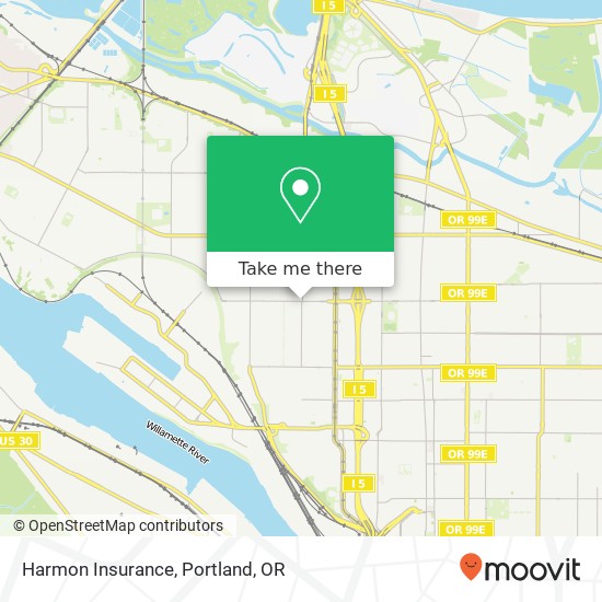 Harmon Insurance map