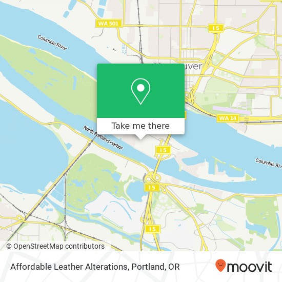 Affordable Leather Alterations map