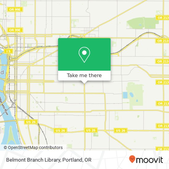 Mapa de Belmont Branch Library