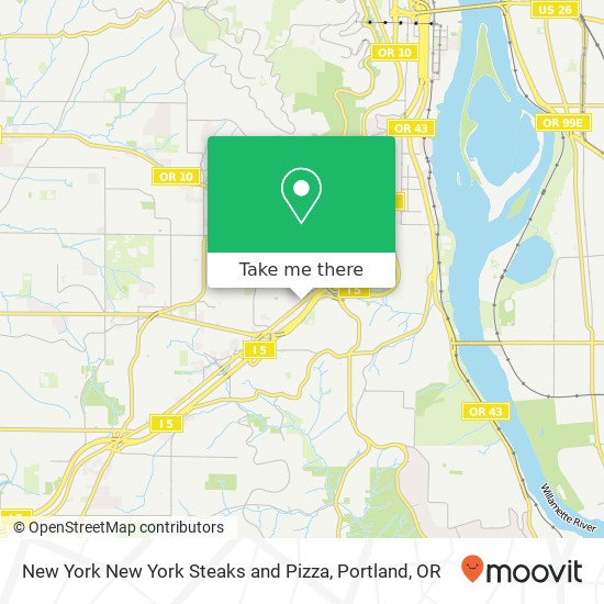 Mapa de New York New York Steaks and Pizza