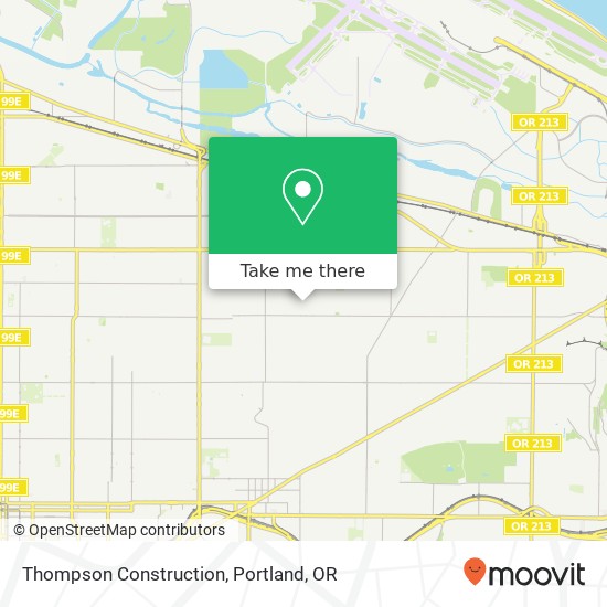 Mapa de Thompson Construction