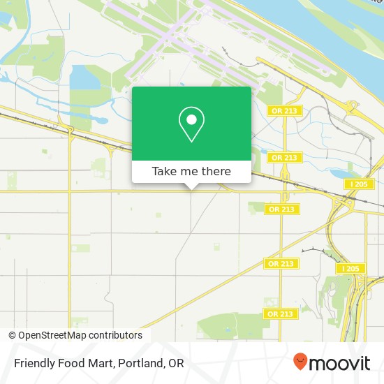 Friendly Food Mart map