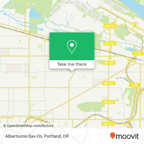 Albertsons-Sav-On map