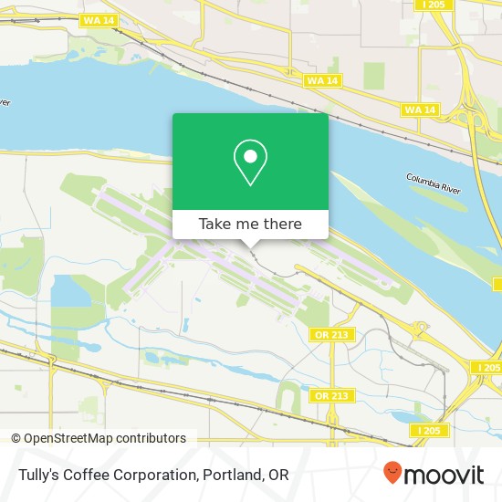 Tully's Coffee Corporation map