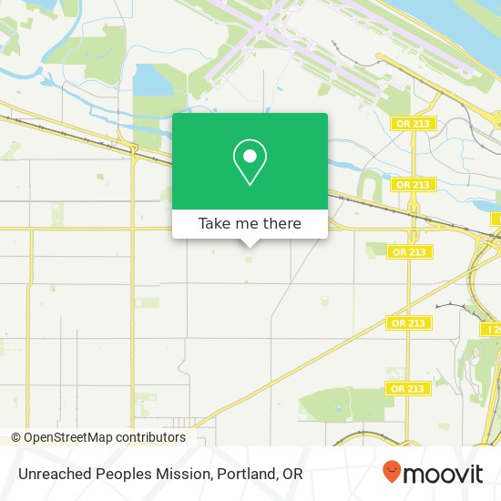 Unreached Peoples Mission map